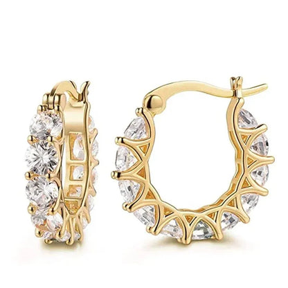 Huitan hoop earrings