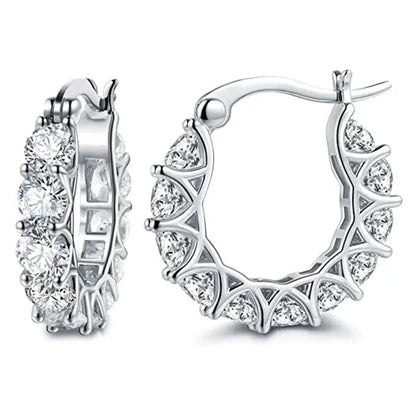 Huitan hoop earrings